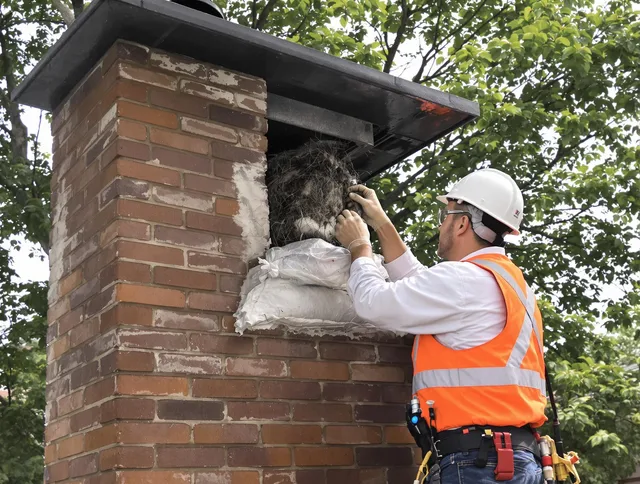 Humane removal of debris and animals by Whittier Chimney Sweep in Whittier, CA