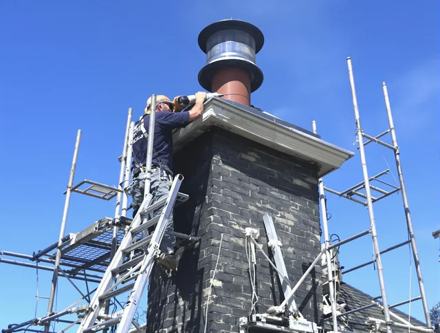 Sturdy chimney crown finished by Whittier Chimney Sweep in Whittier, CA