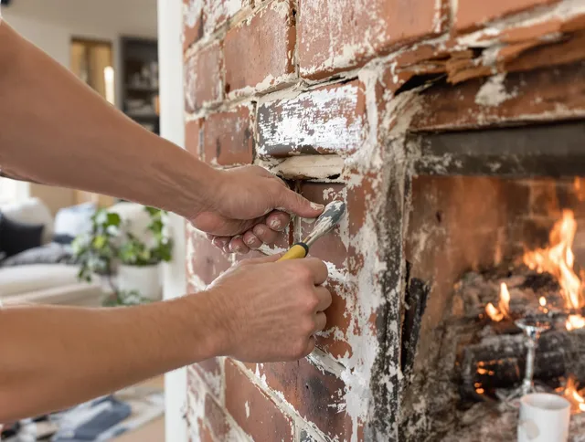 Routine fireplace repair by Whittier Chimney Sweep in Whittier, CA