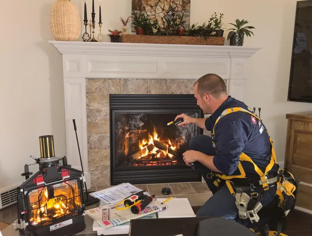 Safety-focused fireplace inspection by Whittier Chimney Sweep in Whittier, CA